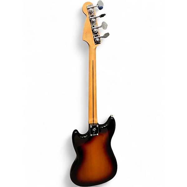 Used Fender Mustang Bass 3 Color Sunburst Electric Bass Guitar
