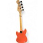 Used 2024 Squier Bronco Tahitian Coral Electric Bass Guitar
