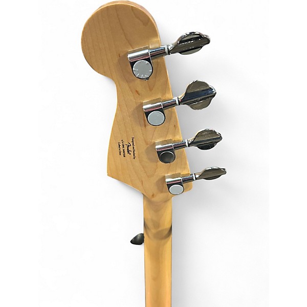 Used 2024 Squier Bronco Tahitian Coral Electric Bass Guitar
