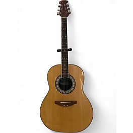 Used Ovation cc67 celebrity Natural Acoustic Electric Guitar