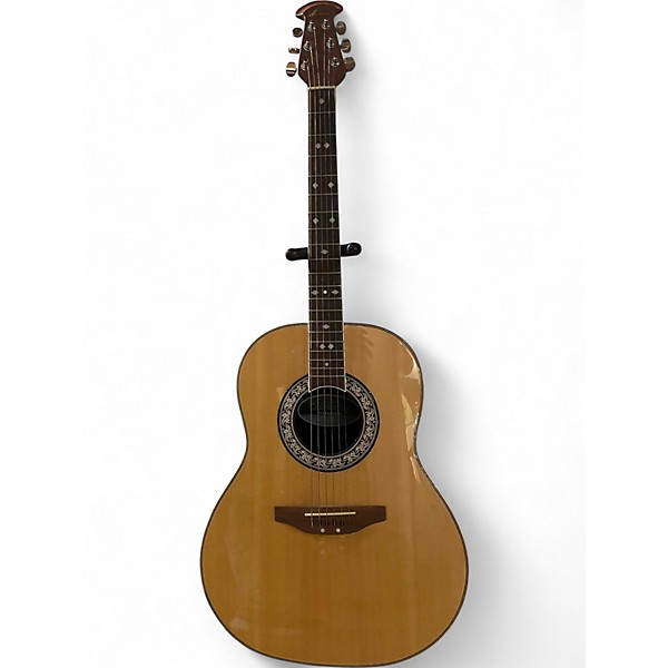 Used Ovation cc67 celebrity Natural Acoustic Electric Guitar