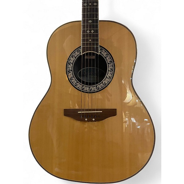 Used Ovation cc67 celebrity Natural Acoustic Electric Guitar