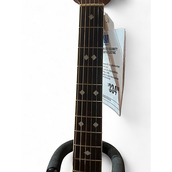Used Ovation cc67 celebrity Natural Acoustic Electric Guitar