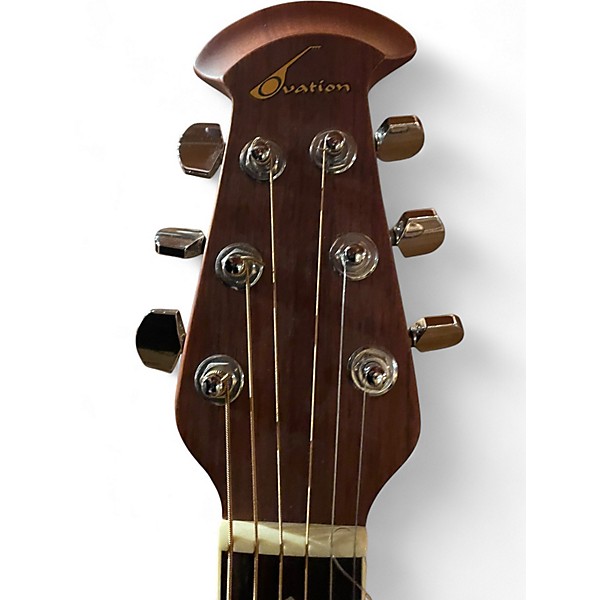 Used Ovation cc67 celebrity Natural Acoustic Electric Guitar