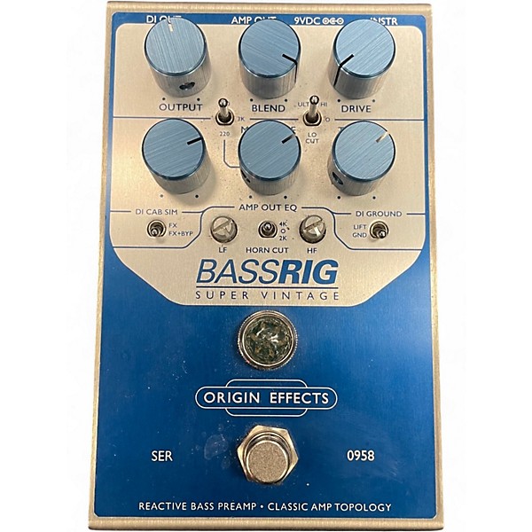 Used Origin Effects Bass Rig Super Edition Bass Effect Pedal