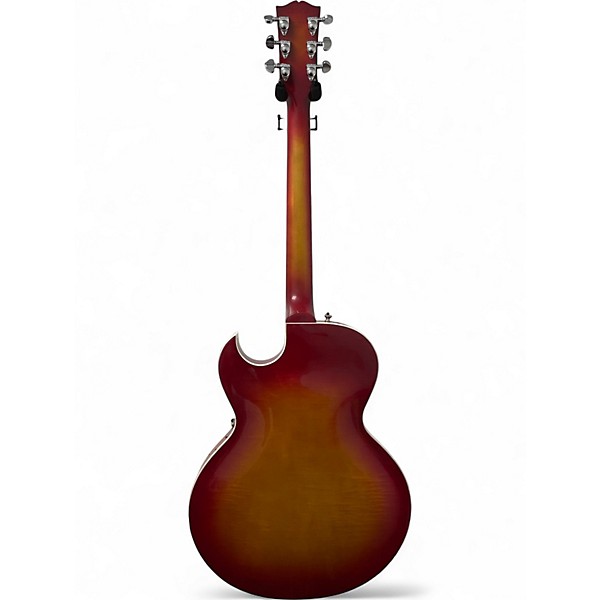 Used Gibson ES137 Cherry Sunburst Hollow Body Electric Guitar