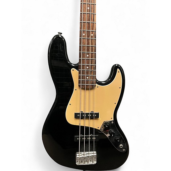 Used Squier Affinity Jazz Bass Black Electric Bass Guitar
