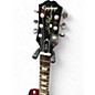 Used 2022 Epiphone Les Paul Studio Wine Red Solid Body Electric Guitar