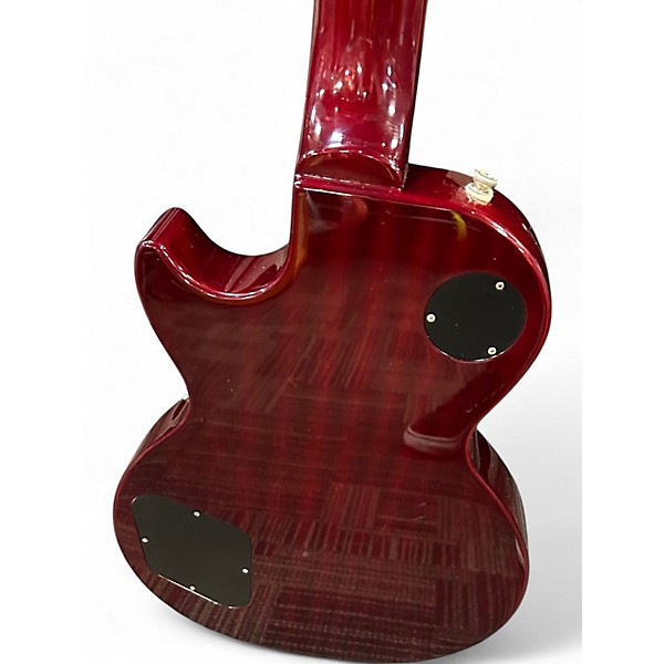 Used 2022 Epiphone Les Paul Studio Wine Red Solid Body Electric Guitar