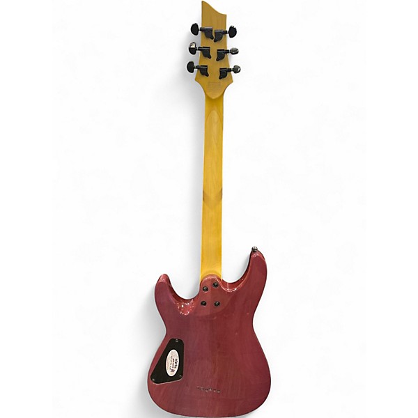 Used Schecter Guitar Research C6 Elite Magenta Solid Body Electric Guitar