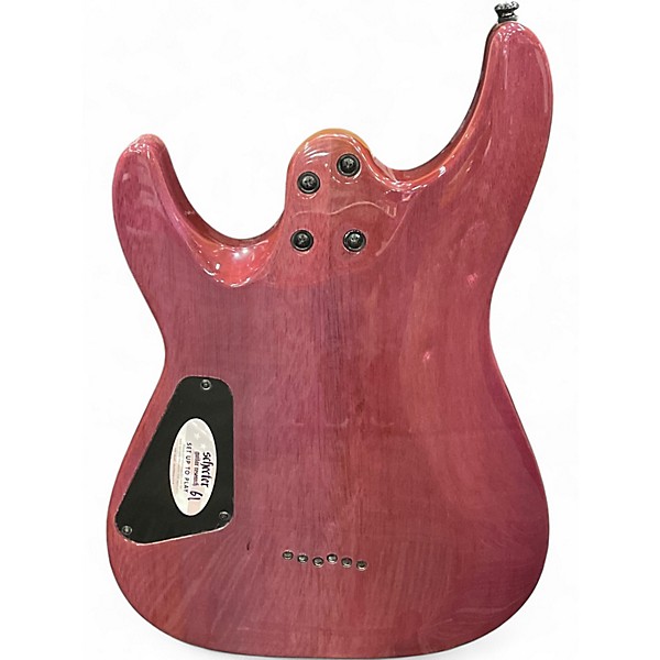 Used Schecter Guitar Research C6 Elite Magenta Solid Body Electric Guitar