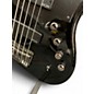 Used Squier Contemporary Active Jazz Bass HH V Black Electric Bass Guitar