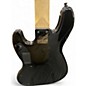 Used Squier Contemporary Active Jazz Bass HH V Black Electric Bass Guitar