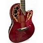 Used Ovation CE48-RR-G RED Acoustic Guitar