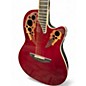 Used Ovation CE48-RR-G RED Acoustic Guitar