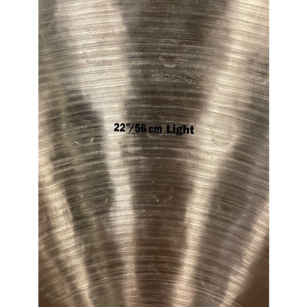 Used SABIAN 22in Vault Artisan Light Ride Cymbal