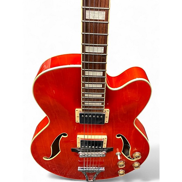Used Ibanez AF75D ORANGE Hollow Body Electric Guitar ORANGE