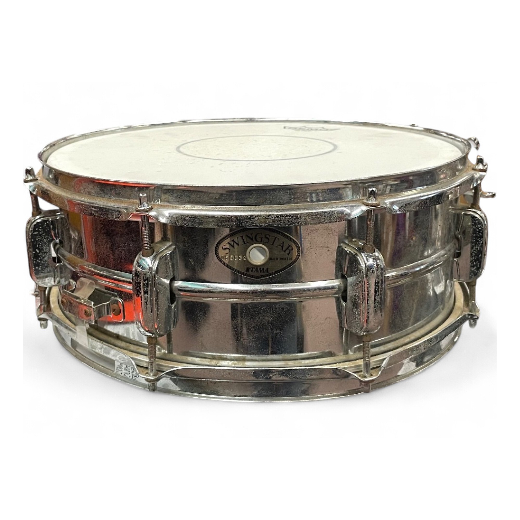 Used TAMA 14X5.5 SWINGSTAR SNARE Chrome Drum Chrome 211
