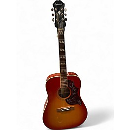 Used Epiphone Hummingbird Pro Faded Cherry Acoustic Electric Guitar