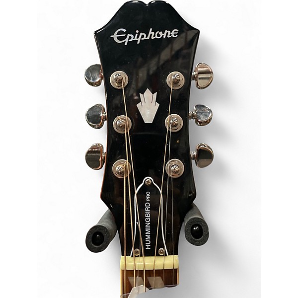 Used Epiphone Hummingbird Pro Faded Cherry Acoustic Electric Guitar