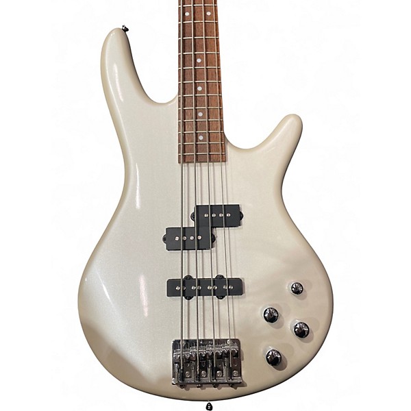 Used Ibanez GSR200 Pearl White Electric Bass Guitar