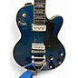 Used 1999 DeArmond M75T Blue Sparkle Solid Body Electric Guitar