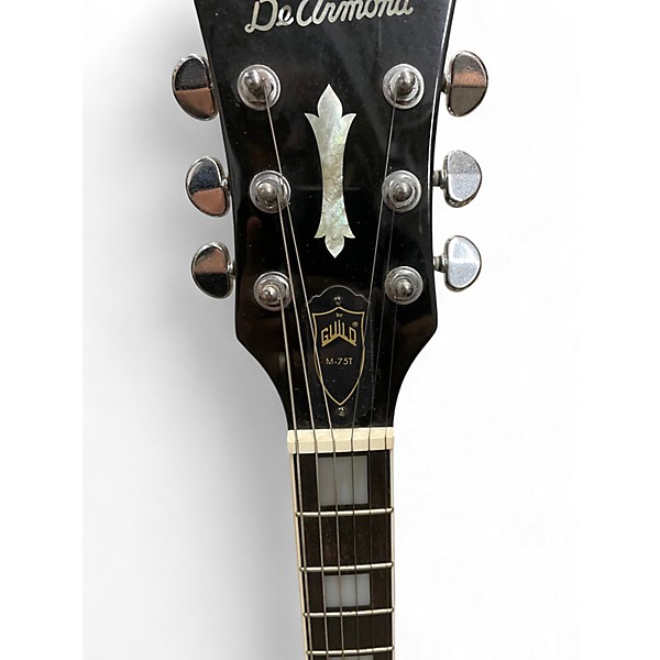 Used 1999 DeArmond M75T Blue Sparkle Solid Body Electric Guitar