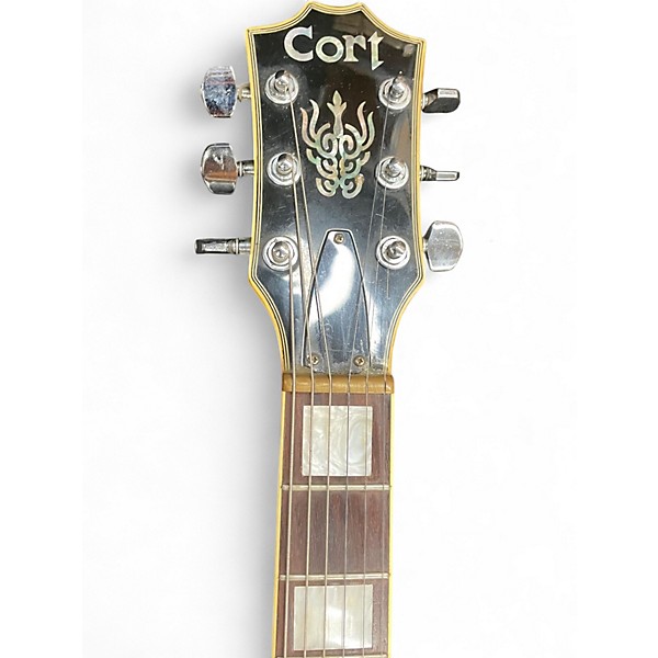 Used 1990s Cort LP STYLE 2 Tone Sunburst Solid Body Electric Guitar