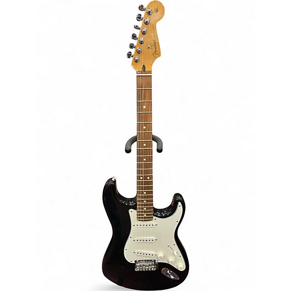 Used Fender Player Stratocaster Black Solid Body Electric Guitar