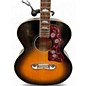 Used Epiphone Inspired By Gibson J-200 2 Color Sunburst Acoustic Electric Guitar