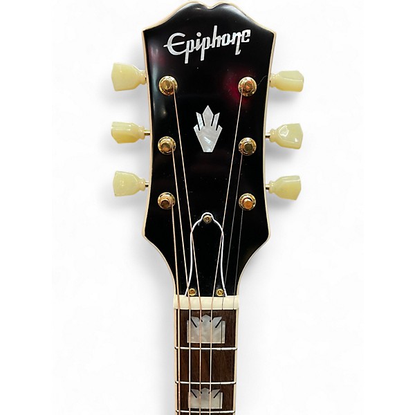 Used Epiphone Inspired By Gibson J-200 2 Color Sunburst Acoustic Electric Guitar
