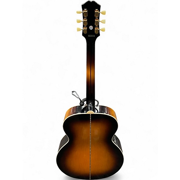 Used Epiphone Inspired By Gibson J-200 2 Color Sunburst Acoustic Electric Guitar