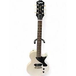 Used Epiphone Billy Joe Armstrong Les Paul Junior White Solid Body Electric Guitar