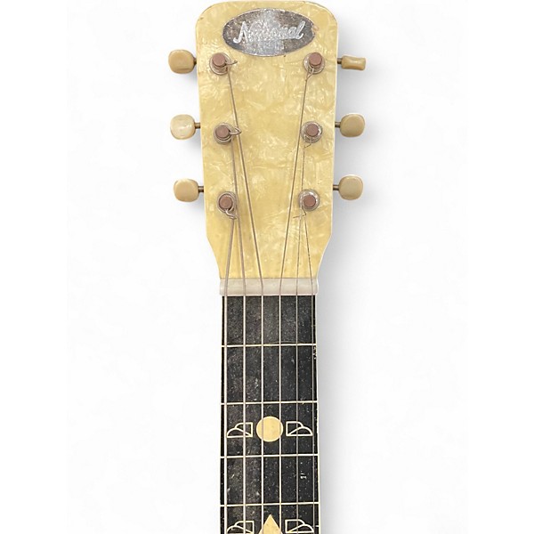 Vintage 1940s National 1056 White Pearloid Lap Steel