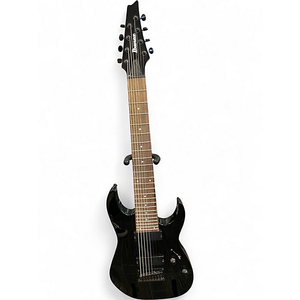 Used Ibanez RG8 8 String Black Solid Body Electric Guitar