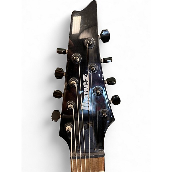 Used Ibanez RG8 8 String Black Solid Body Electric Guitar