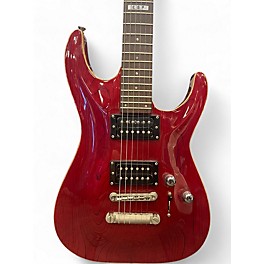 Vintage 1997 ESP Horizon Standard TRANSPARENT RED Solid Body Electric Guitar