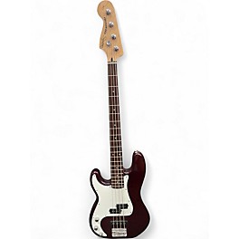 Used Squier Precision Bass Purple Electric Bass Guitar