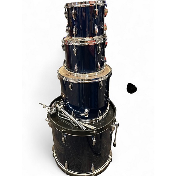 Used TAMA 4 Piece Imperialstar Dark Blue Drum Kit