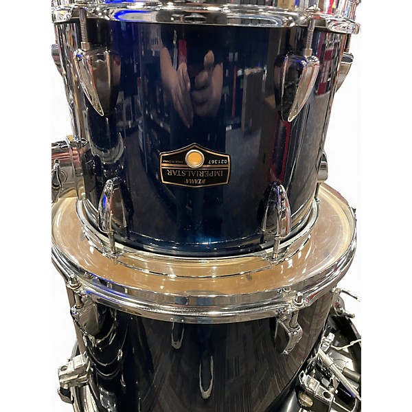 Used TAMA 4 Piece Imperialstar Dark Blue Drum Kit