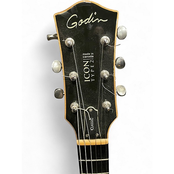 Used Godin Icon Type 2  2 Tone Sunburst Solid Body Electric Guitar