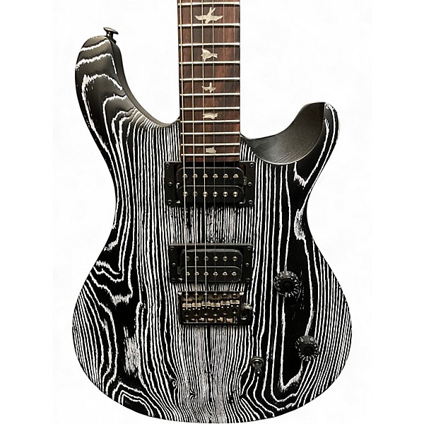 Used PRS SE Swamp Ash CE 24 Sandblasted Sandblasted White Solid Body Electric Guitar