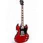 Used 2023 Gibson SG Standard Red Solid Body Electric Guitar thumbnail