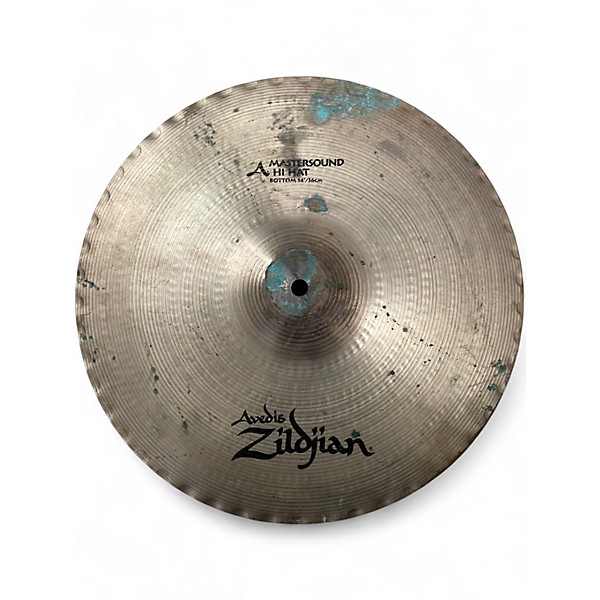 Used Zildjian 14in A Mastersound Hi Hat Pair Cymbal