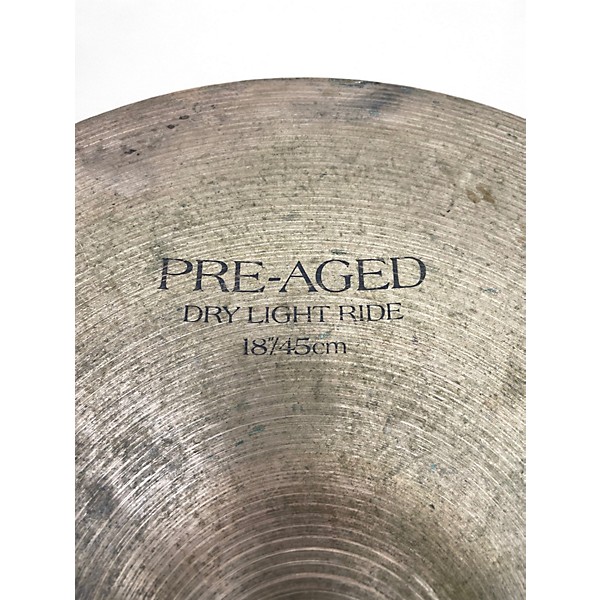 Used Zildjian 18in K Pre Aged Dry Light Ride Cymbal