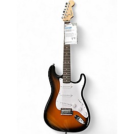 Used Squier Affinity Stratocaster Sunburst Solid Body Electric Guitar