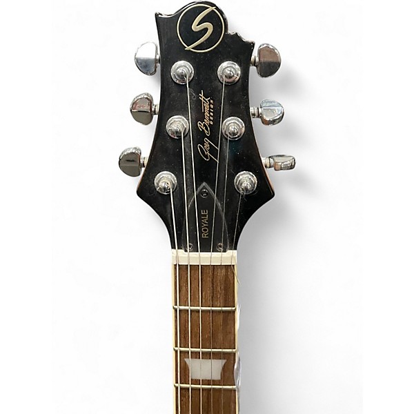 Used Greg Bennett Design by Samick Royale RL3 Honey Blonde Hollow Body Electric Guitar