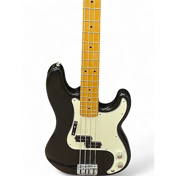 Used Fender Player ll Precision Bass Black and White Electric Bass Guitar