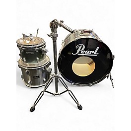 Used Pearl 3 Piece Export Pro Series Brushed Bronze Wrap Drum Kit