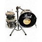 Used Pearl 3 Piece Export Pro Series Brushed Bronze Wrap Drum Kit thumbnail